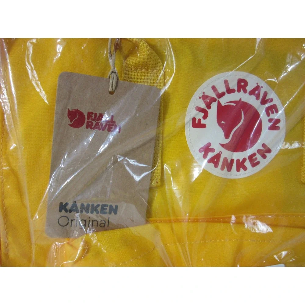 Fjallraven Kanken Backpack Unisex 16L Warm Yellow New Classic 23510 Outdoor Bag